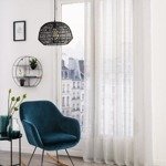 Perdea finisata in stil scandinav LOUIS, 140 x 240 cm