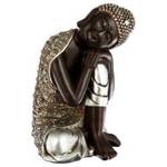 Figurină Buddha în halat de argint, înălțime 29,5 cm