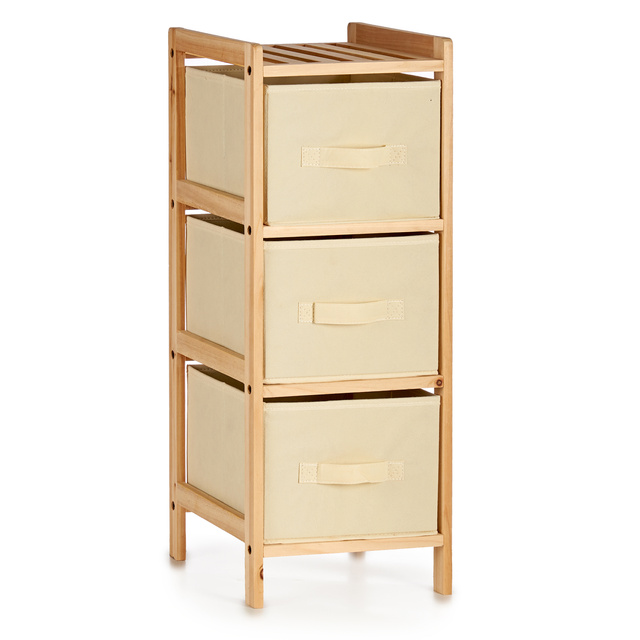 Coș de rufe din bambus COMFY PLACE, 48 l