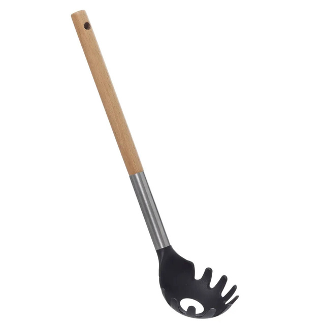 Lingură pentru paste, mâner de lemn