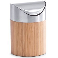 Cos de gunoi Mini Bamboo, Bej, 2 L, Zeller