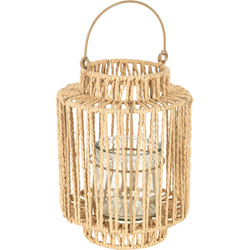 Lanterna împletită cu mâner, 19 x 25 cm