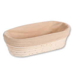 Cos pentru aluat paine, oval 28 x 15 cm, Kesper