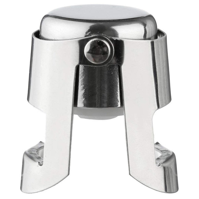 Dop pentru sticla de șampanie, oțel inoxidabil, 6 cm