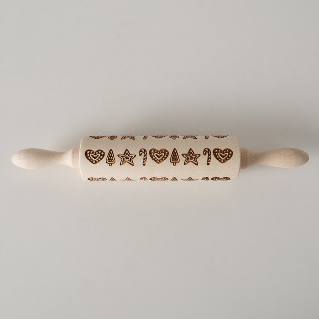 Rola de Crăciun gravată cu model BAKERY