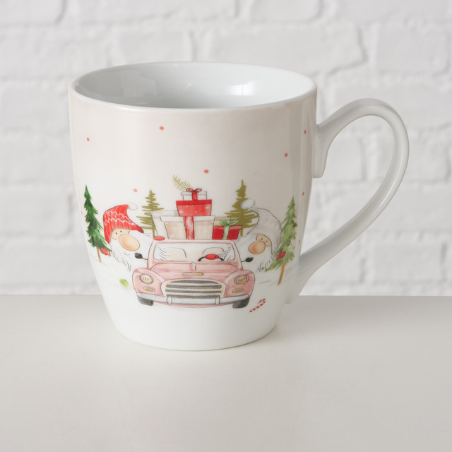 Cana mare cu motiv festiv CARRIE, 480 ml