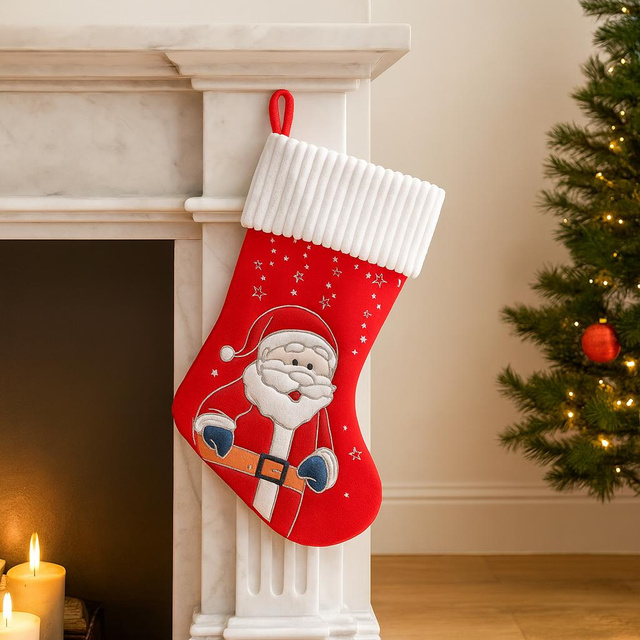 Ciorap de Crăciun pentru cadouri, Moș Crăciun