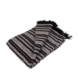 Pătură din bumbac cu franjuri TISSIA, 125 x 150 cm