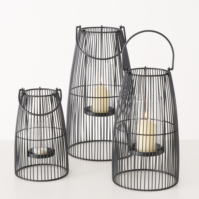 Set felinare metalice CINTA, 25 - 40 cm