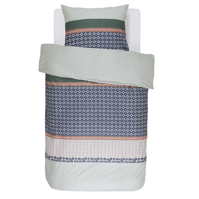 Set de lenjerie de pat din bumbac satinat, 100% bumbac, 140 x 220 cm, Essenza