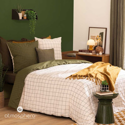 Lenjerie de pat cu model geometric MAATI, 240 x 220 cm