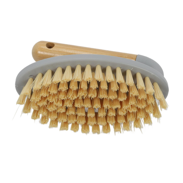 Perie cu maner din bambus, 14 x 16 x 11 cm