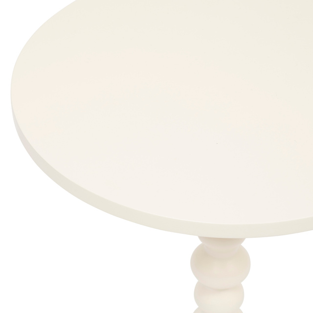 Măsuță de cafea ALIX cu picior decorativ, Ø 38 cm