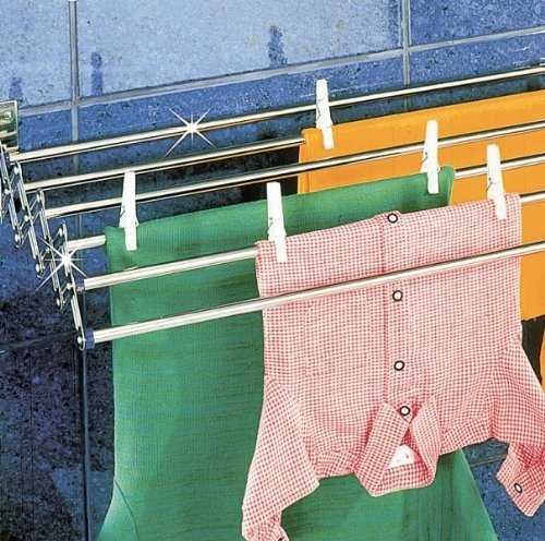 Uscător de rufe de perete, lenjerie, prosoape, WENKO