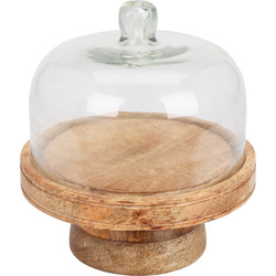 Suport pentru tort din lemn de mango, Ø 19 cm