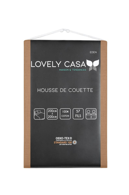 Husă de pilotă din bumbac EDEN, 200 x 200 cm
