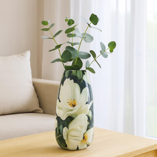 Vază decorativă BADU din metal, Ø 15 cm