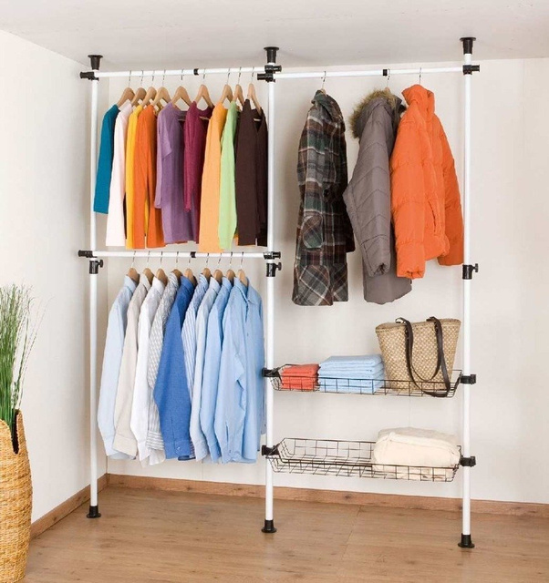 Organizer telescopic pentru haine HERKULES, WENKO