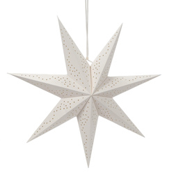 Decorațiune pentru fereastră, stea din hârtie, 45 cm