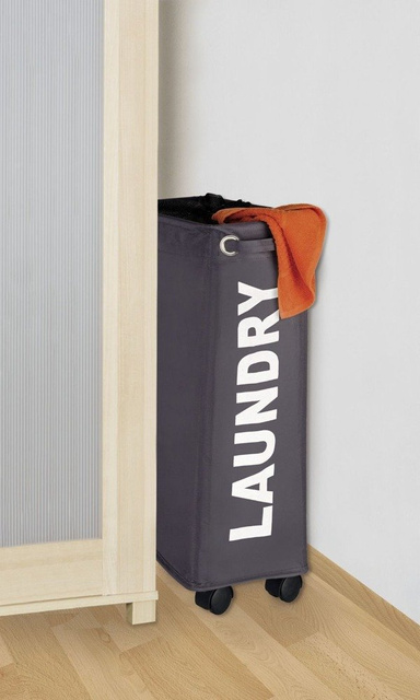 Coș de rufe CORNO, recipient 43 l, WENKO, gri