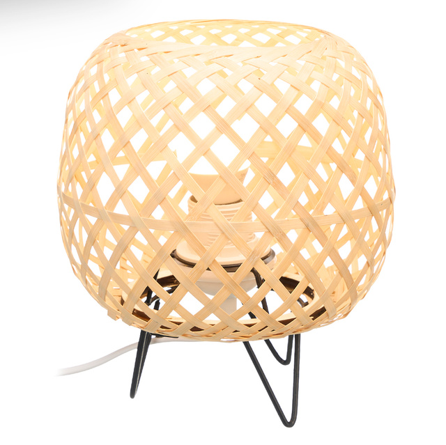 Felinar mare din bambus GLOW, Ø 18,5 x 44,5 cm