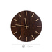 Ceas de perete cu cadran minimalist imitand lemnul, MDF, Ø 40 cm