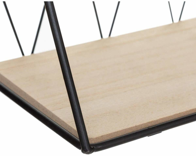 Raft decorativ de perete, 48 x 12 cm, suspendat