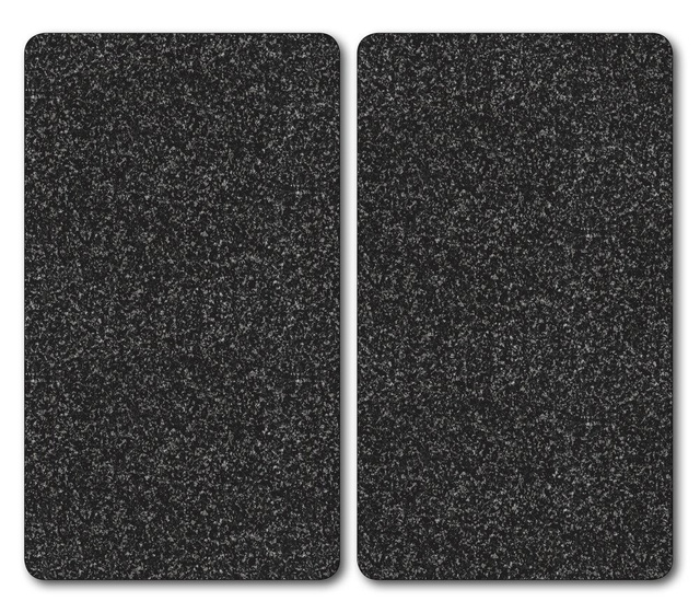 Plăci de protecție pentru aragaz 2 bucăți, din sticlă