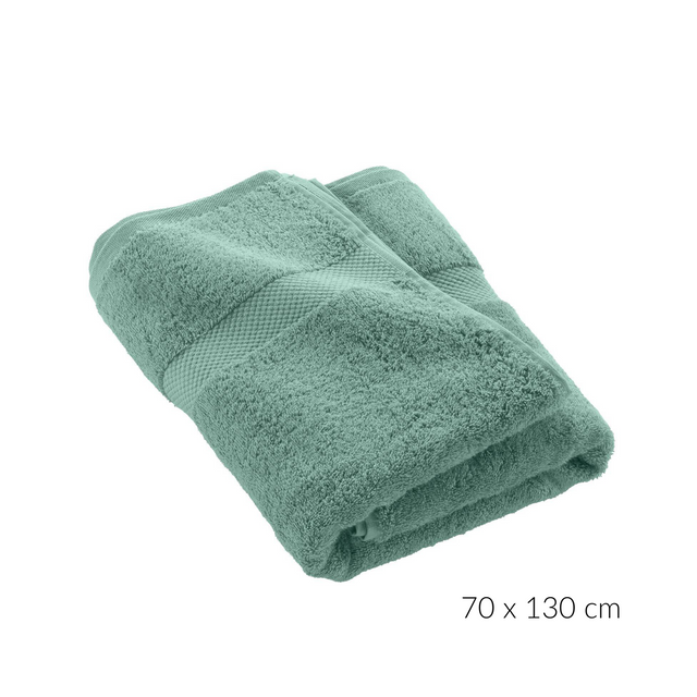 Prosop de baie din bumbac moale, CELADON, 70 x 130 cm