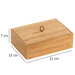 Organizator pentru baie TERRA, Bambus, 22x15x7 cm, WENKO