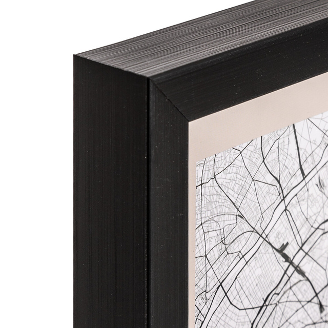 Poster inramat harta oras, 18 x 24 cm