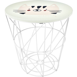 Masa copii cu functie de depozitare, Ø 30 cm