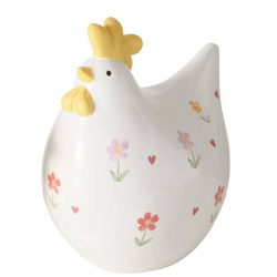 Figurina de Paste mica, in forma de gaina, Blumi, inaltime 17 cm