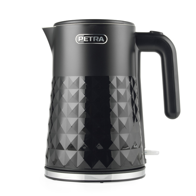 Fierbător electric negru 2200 W, 1,5 l