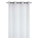 Cortină albă, transparentă, 135 x 260 cm