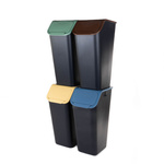 Coș de gunoi pentru sortarea deșeurilor, 4 x 35 l