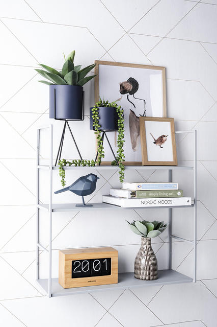 Raft de perete present time, 60 x 45 x 20 cm