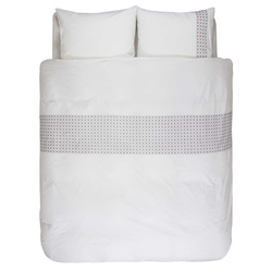 Set de lenjerie de pat din bumbac pentru 2 persoane, set de fețe de pernă din satin, 100% bumbac, 200 x 220 cm, Essenza