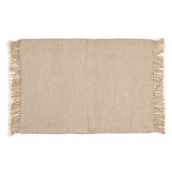 Covor cu franjuri, 100% bumbac, 180 x 120 cm