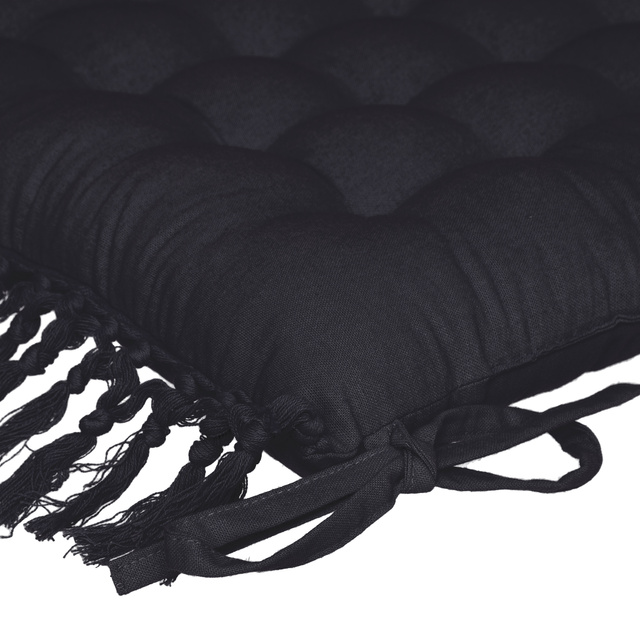 Perna pentru scaun, cu franjuri, 40 x 40 cm