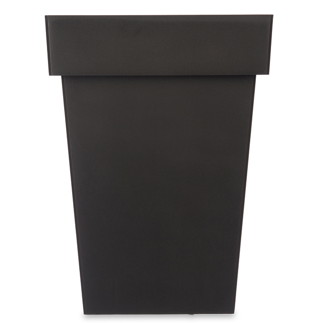 Ghiveci cu auto-udare, plastic, patrat