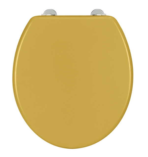 Capacul de toaletă Prima, MDF, WENKO, muștar.