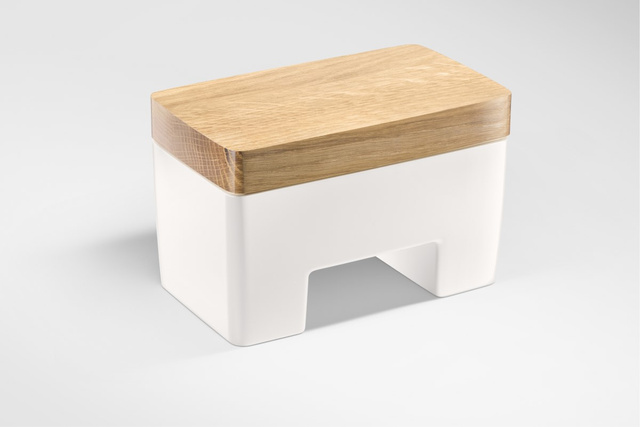 Untiera cu capac din lemn