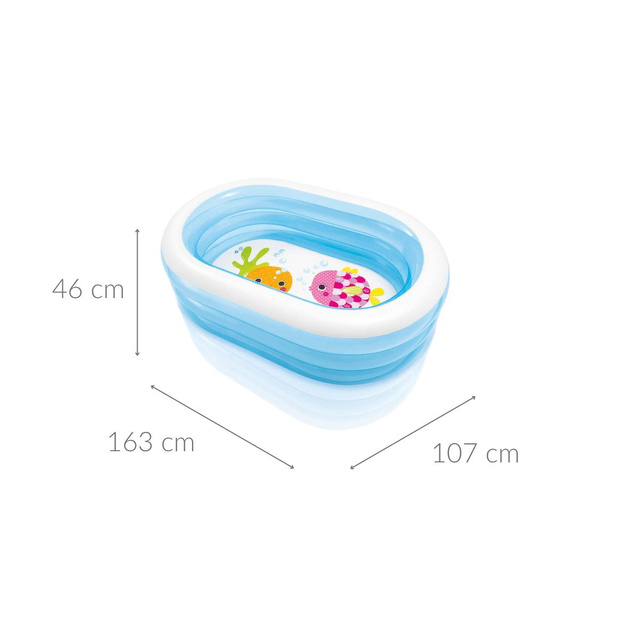 Piscina ovala pentru copii