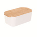 Cutie de paine cu capac din bambus, 33 x 18,5 x 12 cm