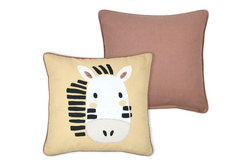Perna decorativă pentru camera copilului COQUIN zebra, 40 x 40 cm