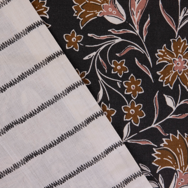 Set lenjerie din bumbac Secession, reversibila, 220 x 240 cm