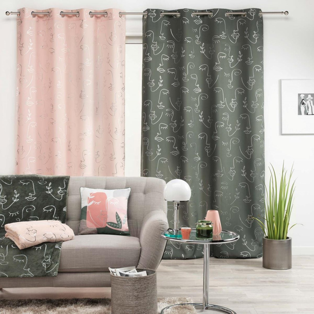 Perna decorativa ARTY LINE, print metalic, 40 x 40 cm