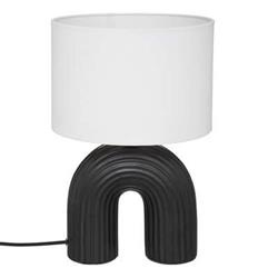 Lampa cu abajur Eidel, baza ceramica, 40,5 cm