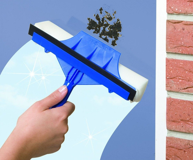 Spălător de geamuri MAXI + mâner pliabil lung, rază de acțiune de până la 3 m